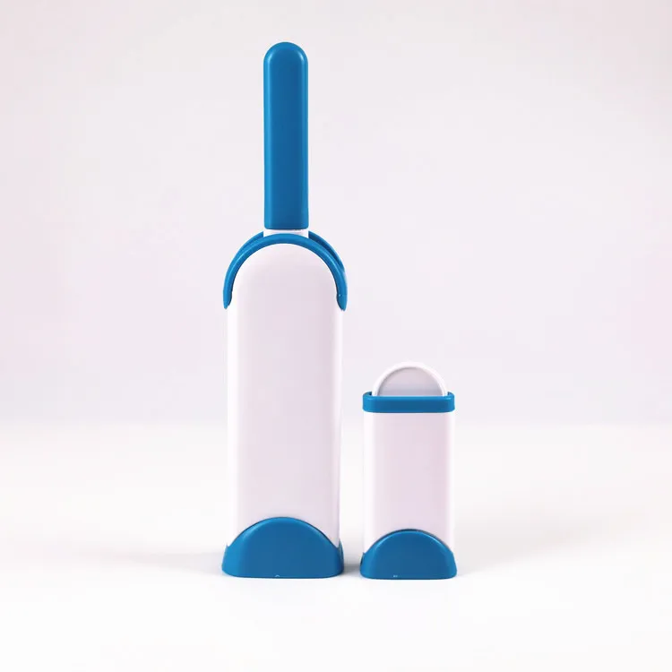 blue set Щетка для удаления шерсти домашних животных многоразовая двусторонняя щетка для удаления катышков портативная щетка для чистки шерсти и пыли - Цвет: blue set