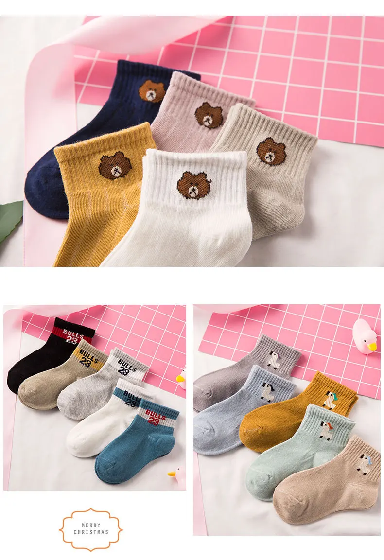 1 pairs 2 to 8 years kids Cartoon socks Super hero neonatal girls Breathable short Socks children baby stuff boys cotton Socks
