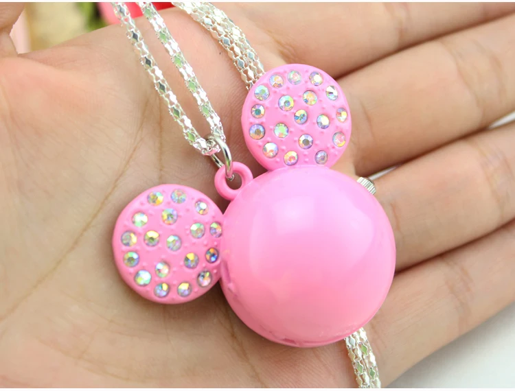 Редкий чехол из латуни ожерелье карманные часы коллекция бриллиантовые с