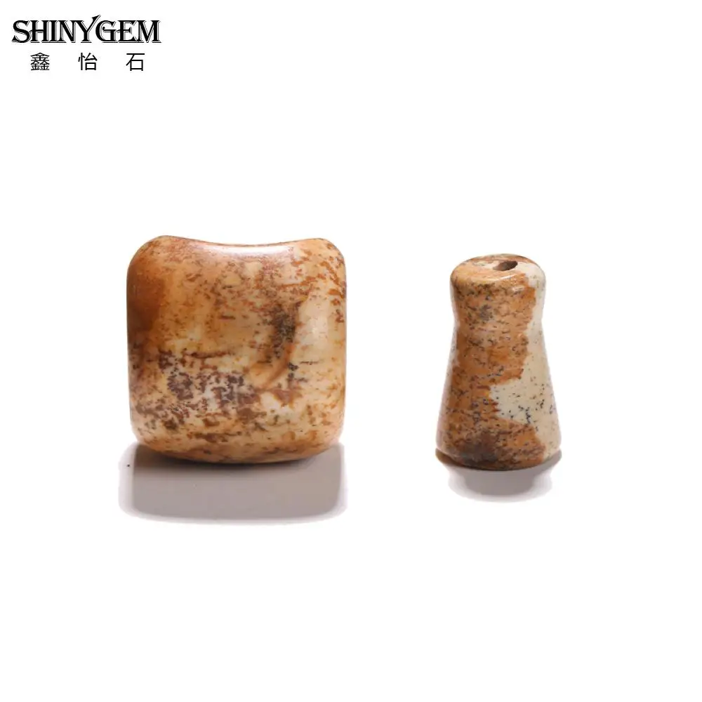ShinyGem 14/16/18/20 мм бусины гуру с изображением камня 3 отверстия разделители Будды