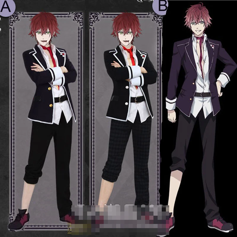 

DIABOLIK LOVERS Sakamaki Ayato iniform cosplay costume unisex costomize for any size