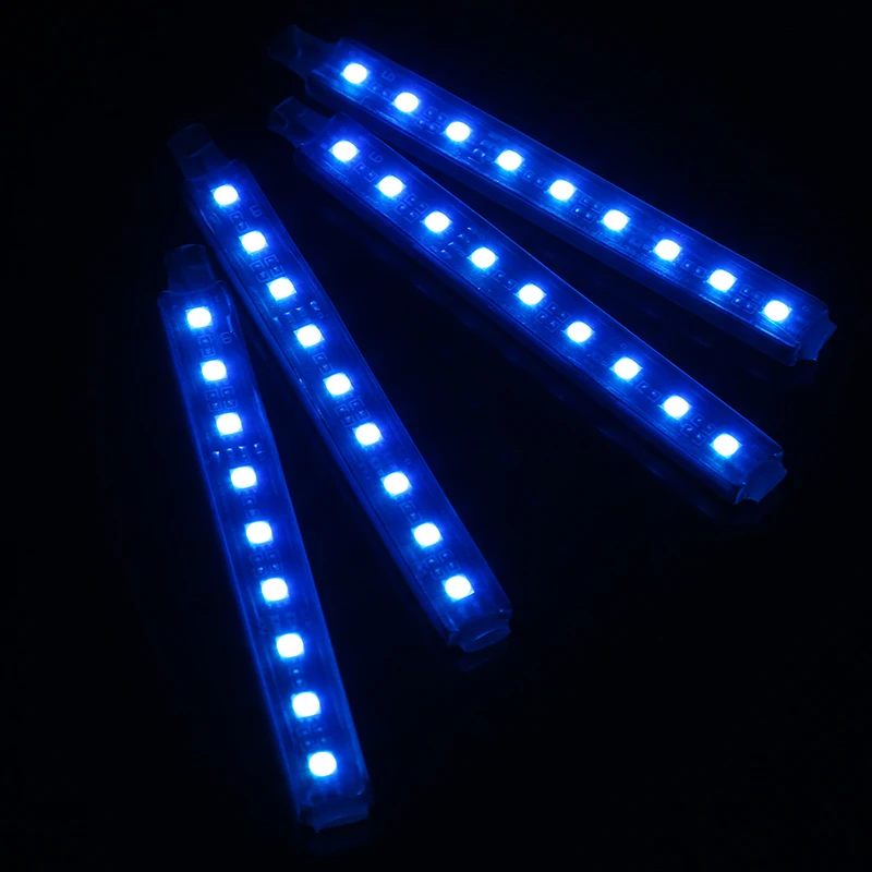 4 шт. Автомобильные светодиодные RGB ленсветильник с пультом ДУ|Сигнальная лампа| |