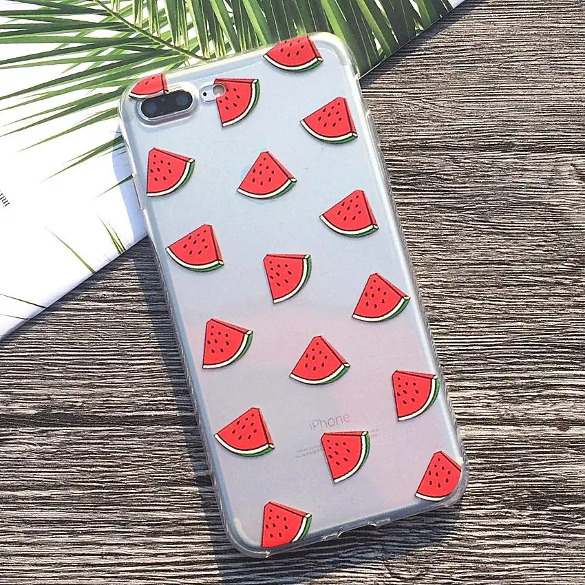 Для iPhone5S чехол мягкий TPU чехол для Apple iPhone 8 6S 7 Plus XS Max чехол для телефона с принтом красивые цветы фрукты Супер Мода - Цвет: 10