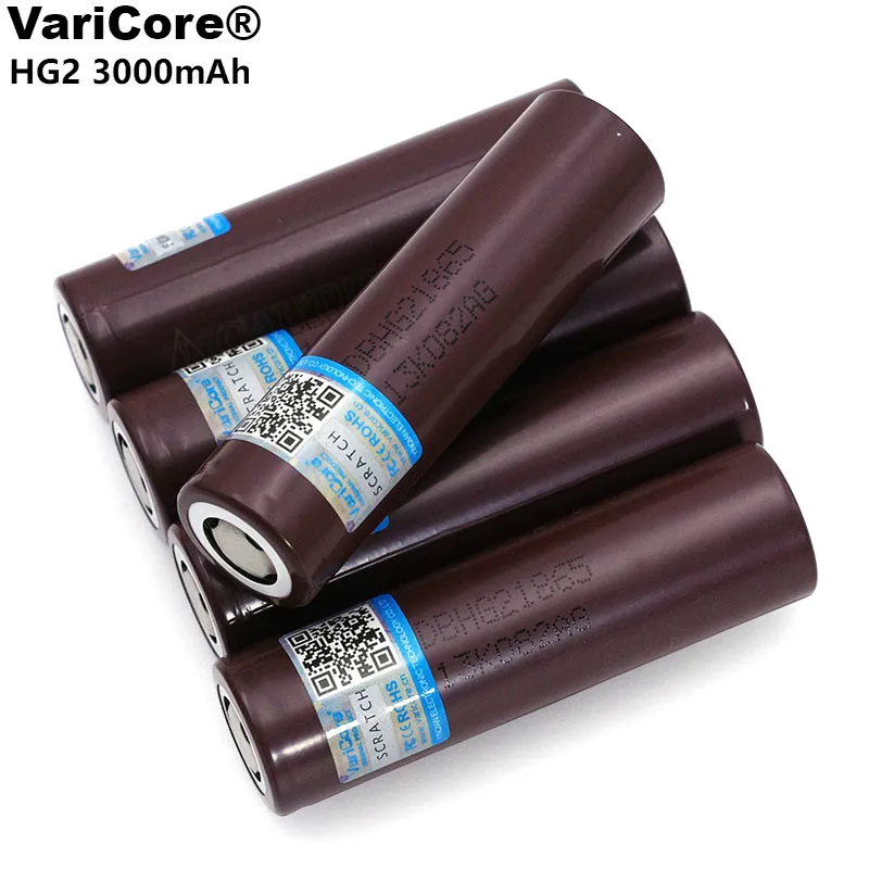 VariCore 100% Новый оригинальный HG2 18650 3000 мАч аккумулятор hg2 3 6 в разряд 20 А специальные