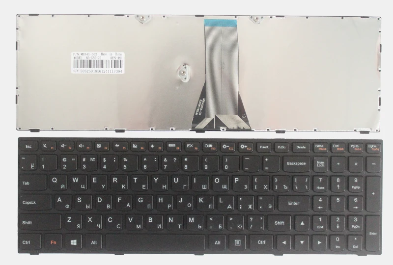 Новая клавиатура RU для lenovo ideapad 300-15isk 300-15IBR 300-17ISK 300-15IRU 300-17IRU Русская клавиатура для ноутбука