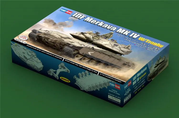 HobbyBoss масштаб 84523 1/35 военный пластиковый резервуар IDF Merkava Mk IV с трофей набор