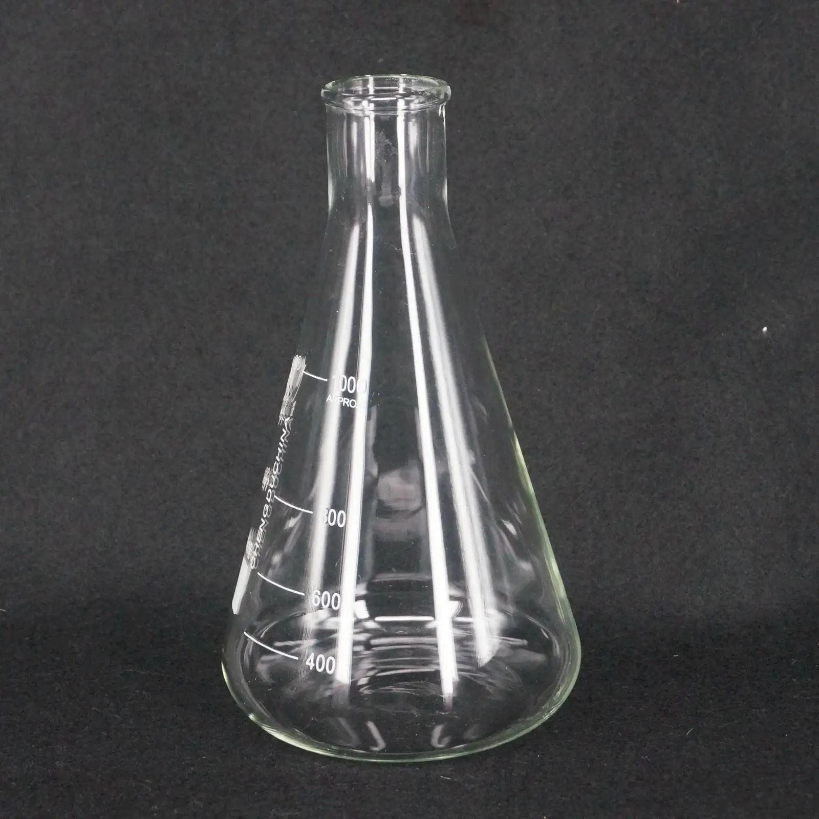 Колба из боросиликатного стекла с узким горлом 1000 мл|erlenmeyer flask|conical flaskglass conical flask |