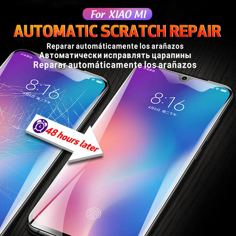15D мягкая Гидрогелевая Защитная пленка для Xiaomi Redmi Note 7 6 Pro Защитная пленка для экрана для Redmi 6 6a 5 Plus S2 4 4X пленка не стекло