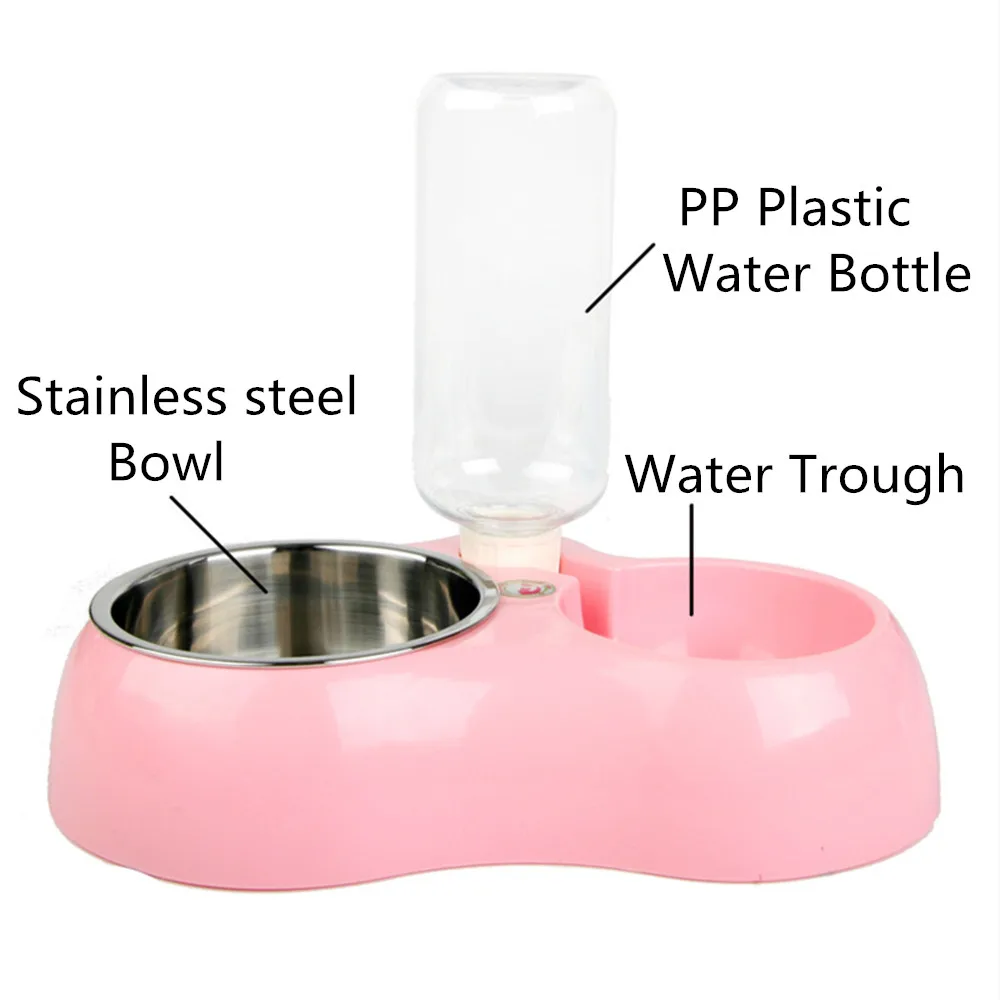 KEMISIDI Двойная чаша для птиц питомец фонтан кошек собак миски воды водостойкая три