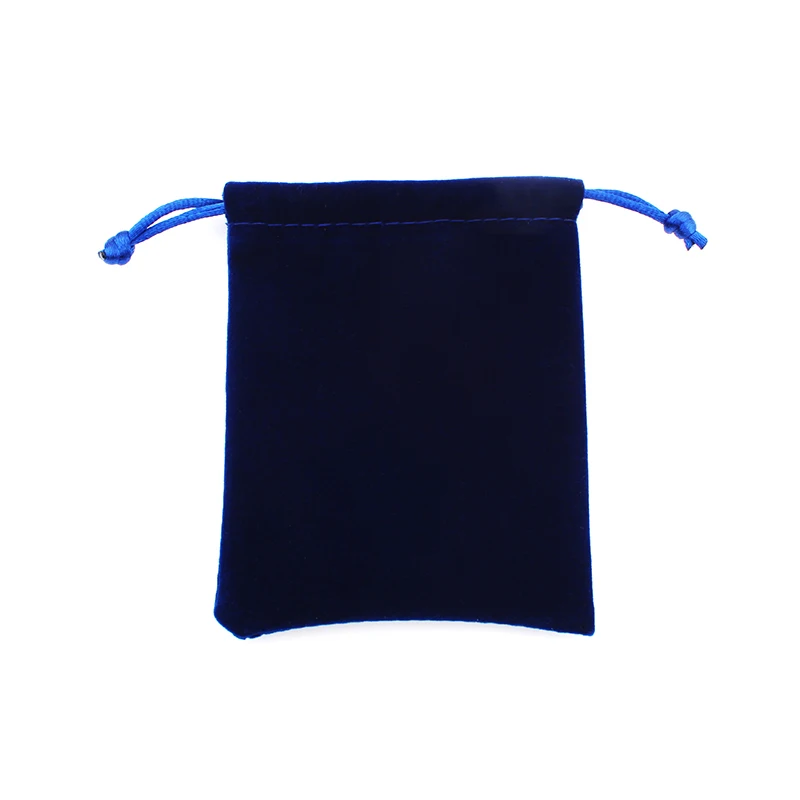 8*10 см Высокое качество синий бархат мешочки ювелирные изделия Упаковка Дисплей с