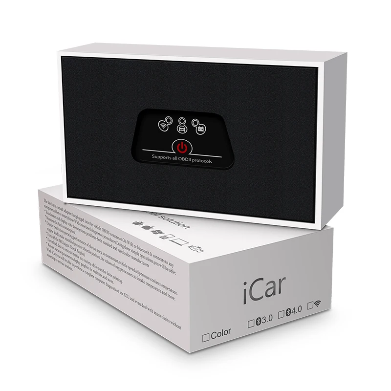 Vgate Icar2 WIFI EML327 V2.1 автомобильный диагностический инструмент OBD2 сканер считыватель
