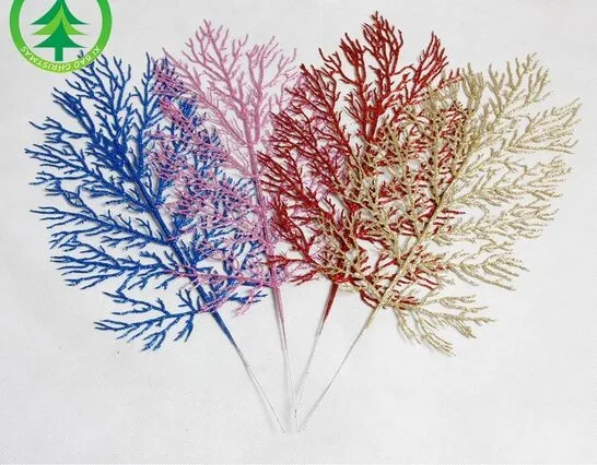 

20pcs Christmas Artificial leaves Simulation leaves Christmas decorations 40x19cm