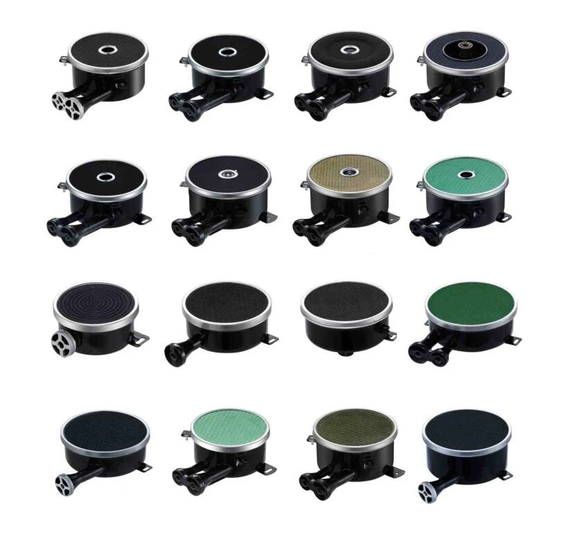 Одна труба боковая впускная газовая плита верхние горелки 110 200 мм эмалированная