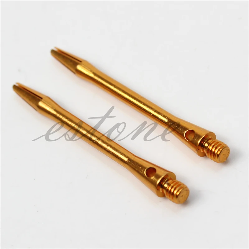 

OOTDTY 5 Pcs Aluminum Medium Darts Shafts Harrows Target Pro Grip Vision Dart Stems Dart Shafts Bulk Hot