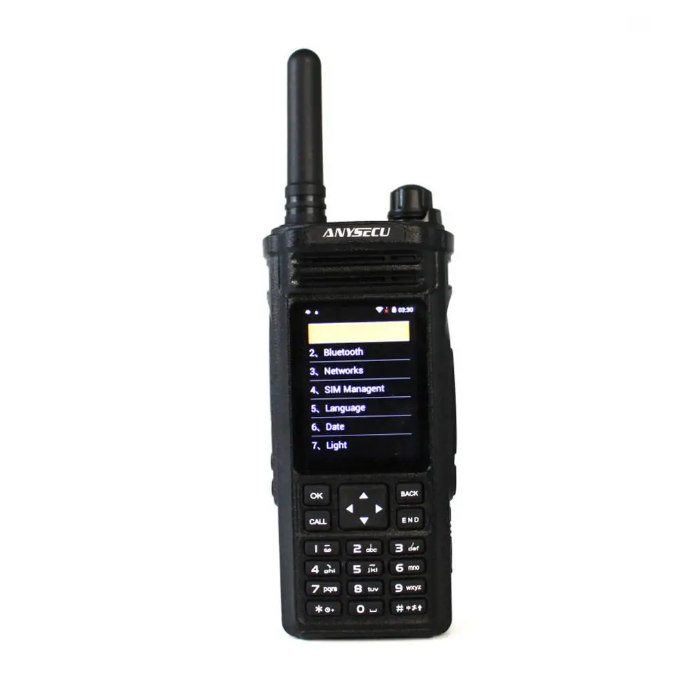 Anysecu 3g сетевое радио HD6800 с wifi walkie talkie WCDMA GSM работает платформой Zello Real ptt|Рации| |