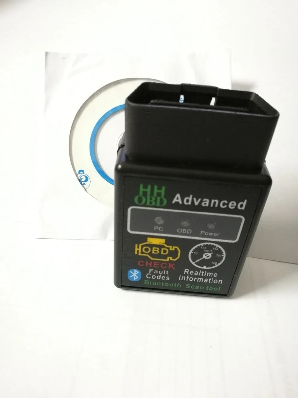 50 шт. DHL Mini ELM327 V2.1 Bluetooth HH OBD Расширенный OBDII OBD2 ELM 327 Автомобильный диагностический