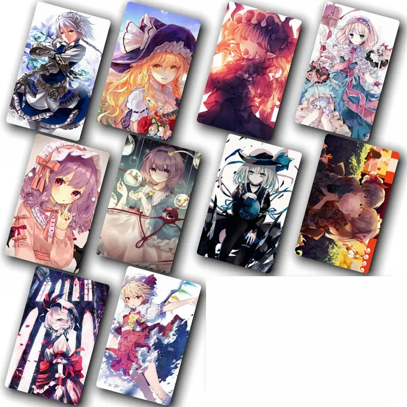 Стикеры для аниме карт TouHou Project набор сделай сам водонепроницаемая карта