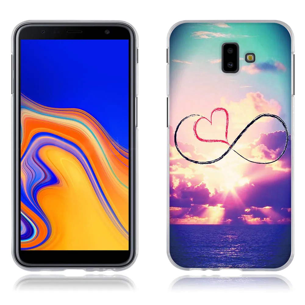 Чехол для Samsung J6 + J610 чехол с изображением животных Prime Plus силиконовый телефона TPU 3D