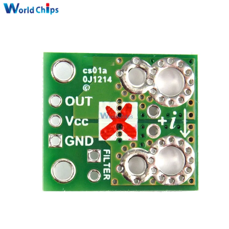 ACS714 5A 20A 30A 5V изолированный Датчик тока разделительная плата фильтр сопротивления