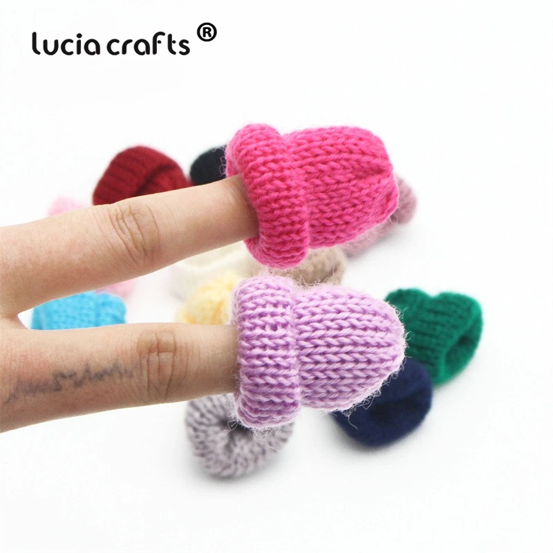 Lucia crafts, 10 шт./лот, 3,5 см, разные цвета, Рождественская елка, украшение, сделай сам, украшение на голову, веревка, материал, аксессуары, B1109