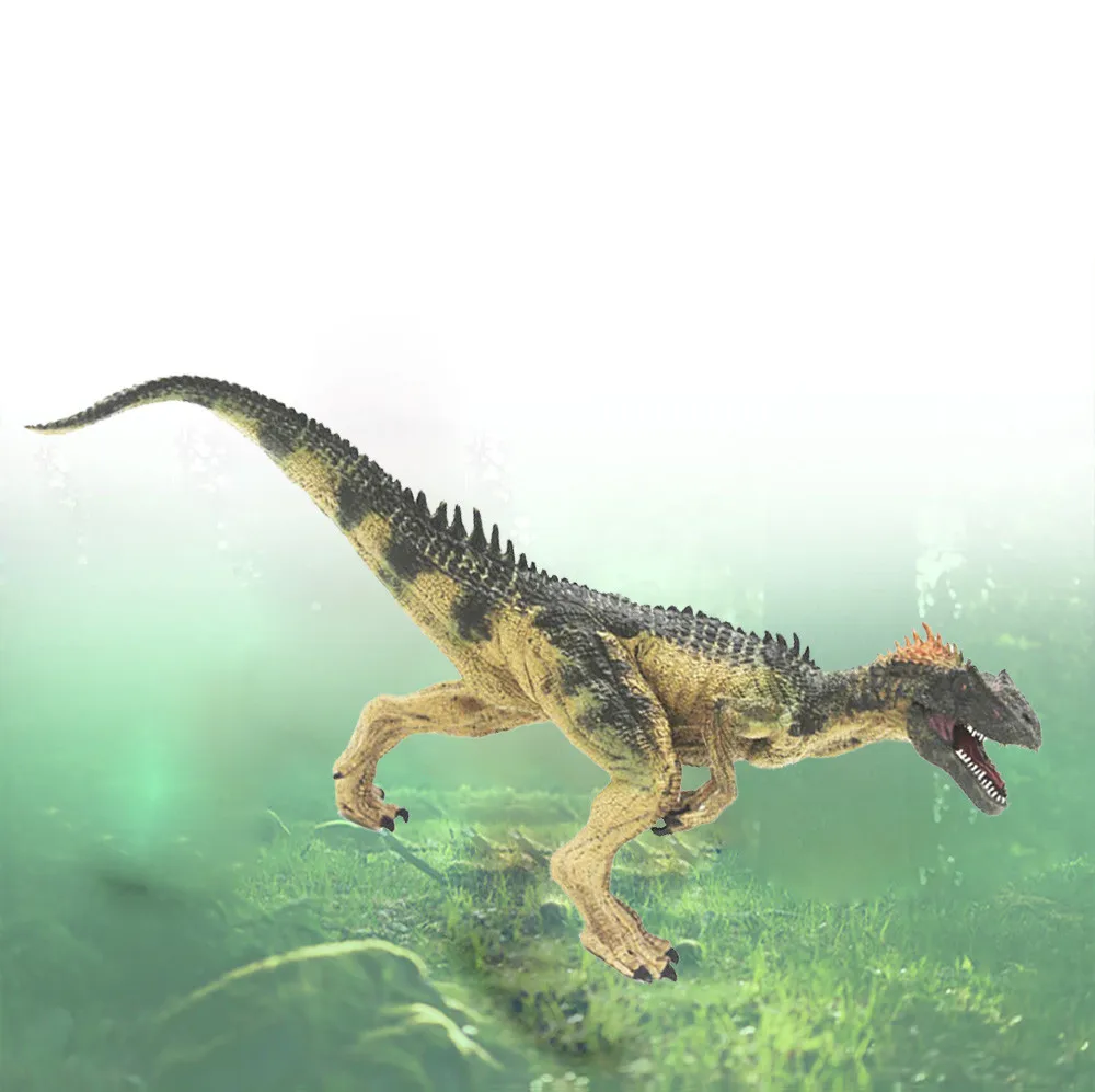 Динозавр модель игрушки многоцветные Развивающие для детей Allosaurus динозавр дети