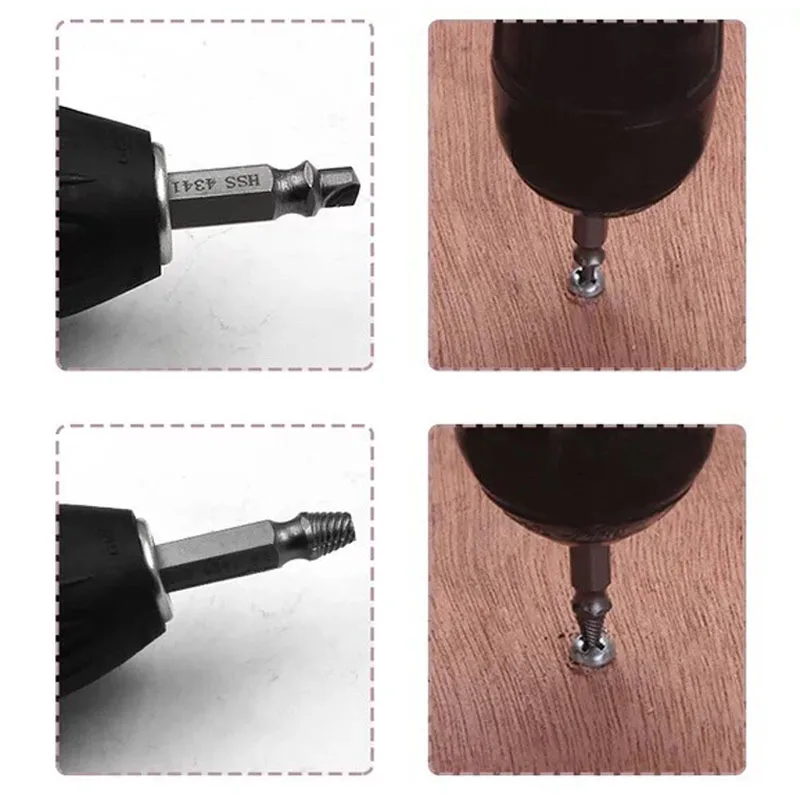 Новая высокоскоростная стальная отвертка с двойной головкой 4 шт./компл.