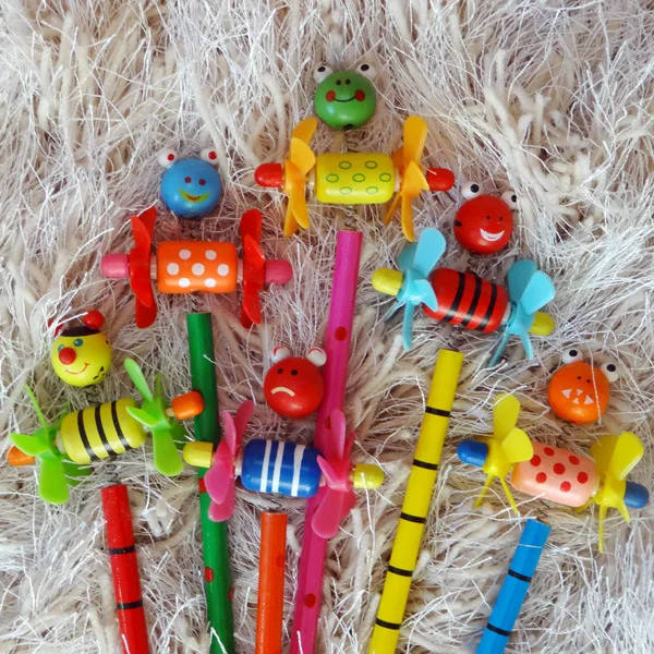 12 шт./лот деревянный кавайный карандаш для животных с дрожащей головой Детский