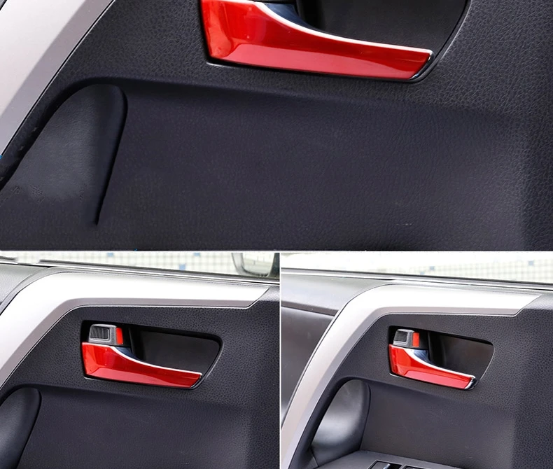 Автомобильный Стайлинг внутренняя дверная чаша ручка с блестками украшение