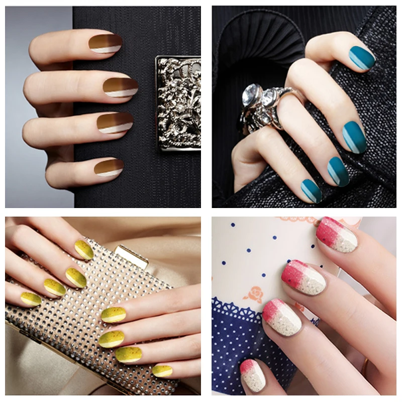 ! Скидка! Гель лаки ROSALIND температурный цветной Радужный лак для ногтей УФ