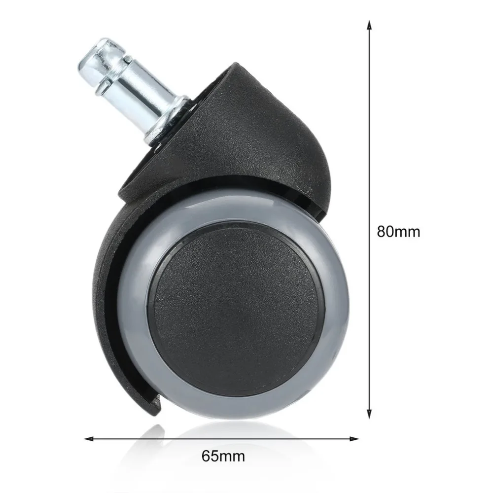 1 шт. резиновые прочные вращающиеся на 360 градусов поворотные ролики для офисных