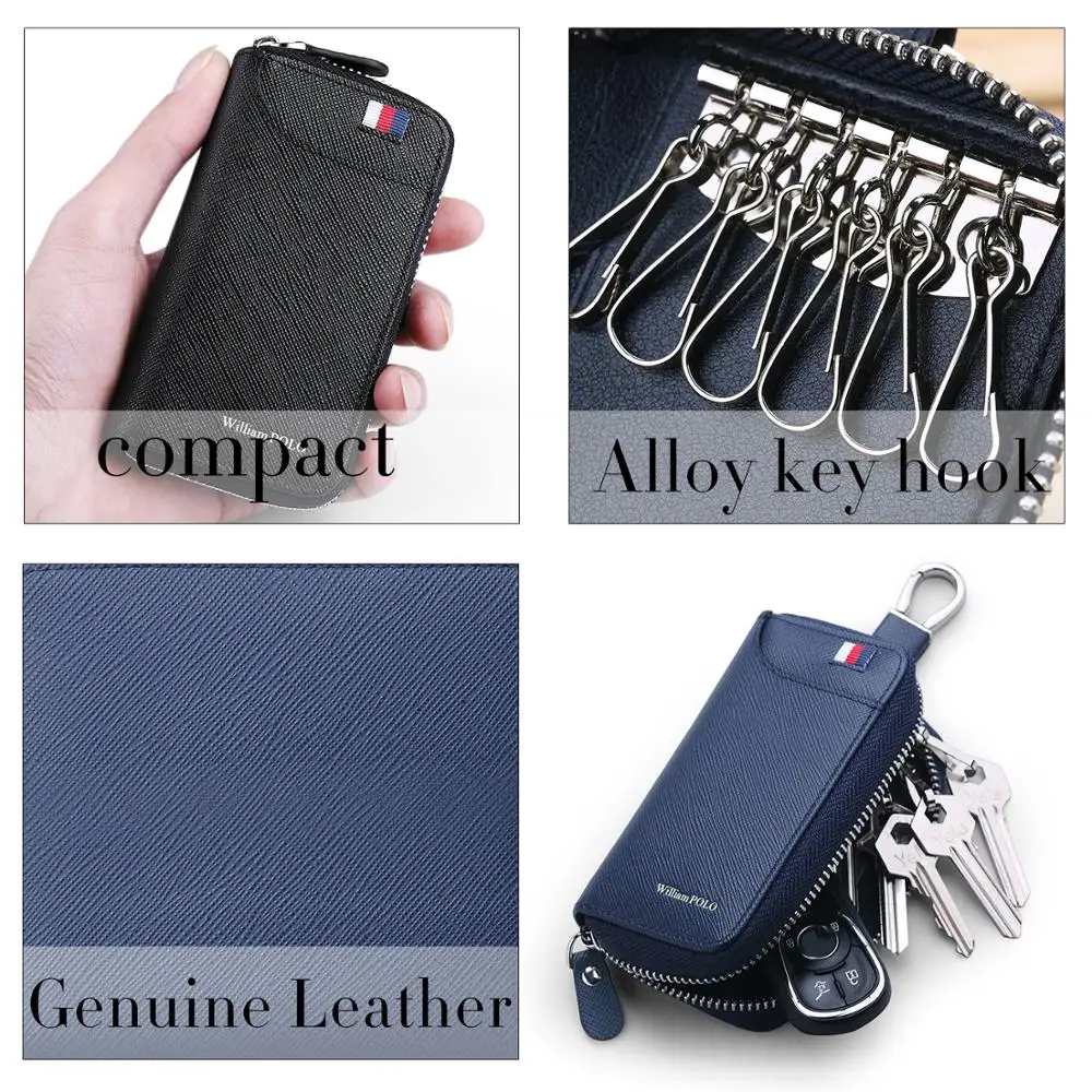 Брендовый кошелек для мужчин и женщин бумажники из натуральной кожи ключей