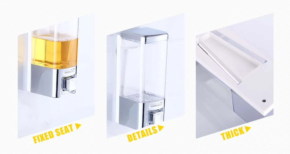 FLG диспенсер для жидкого мыла, один и Двойной диспенсер для мыла, настенная кухня, бутылка для ванной, пластиковые диспенсеры для насоса