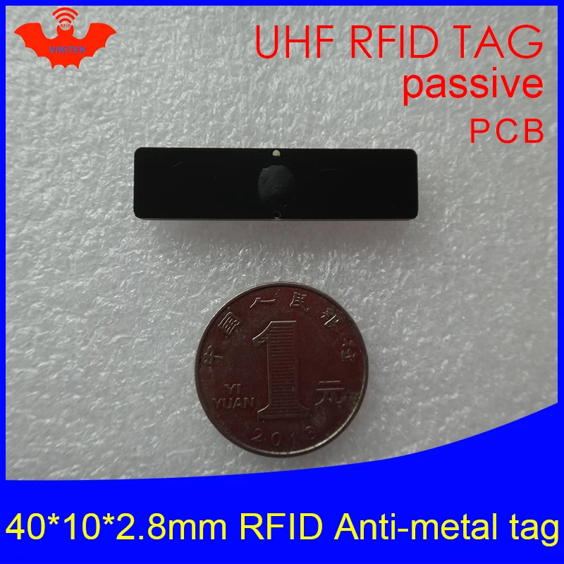 UHF RFID Анти метка 915 м 868 Alien Higgs3 EPCC1G2 6C 40*10*2 8 мм IT активы небольшой прямоугольник PCB