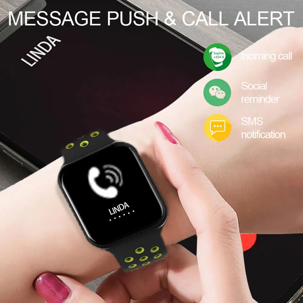 F8 Смарт часы для мужчин и женщин спортивный фитнес браслет трекер активности