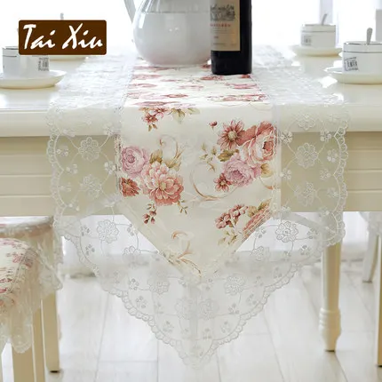 Европейская роскошная ткань с принтом скатерть модный стол флаг кружево