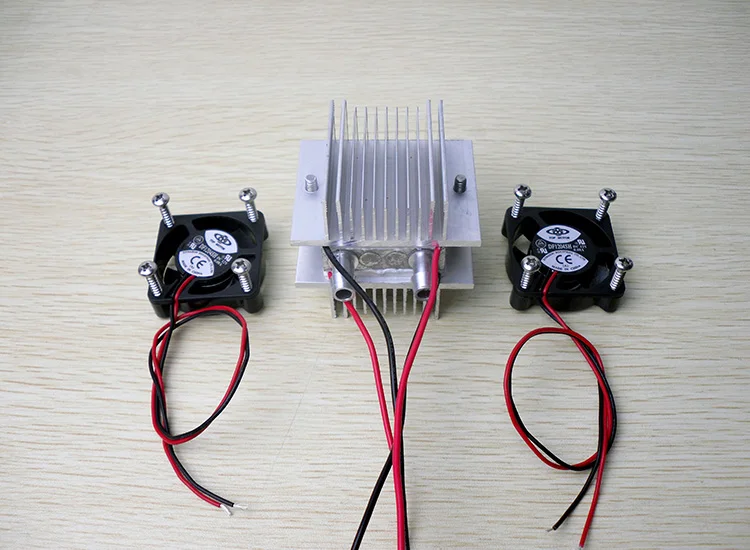 DIY kits Thermoelectric Peltier Refrigeration Cooling System Water cooling+ fan+ 2pcs TEC1-12706 Coolers | Электронные