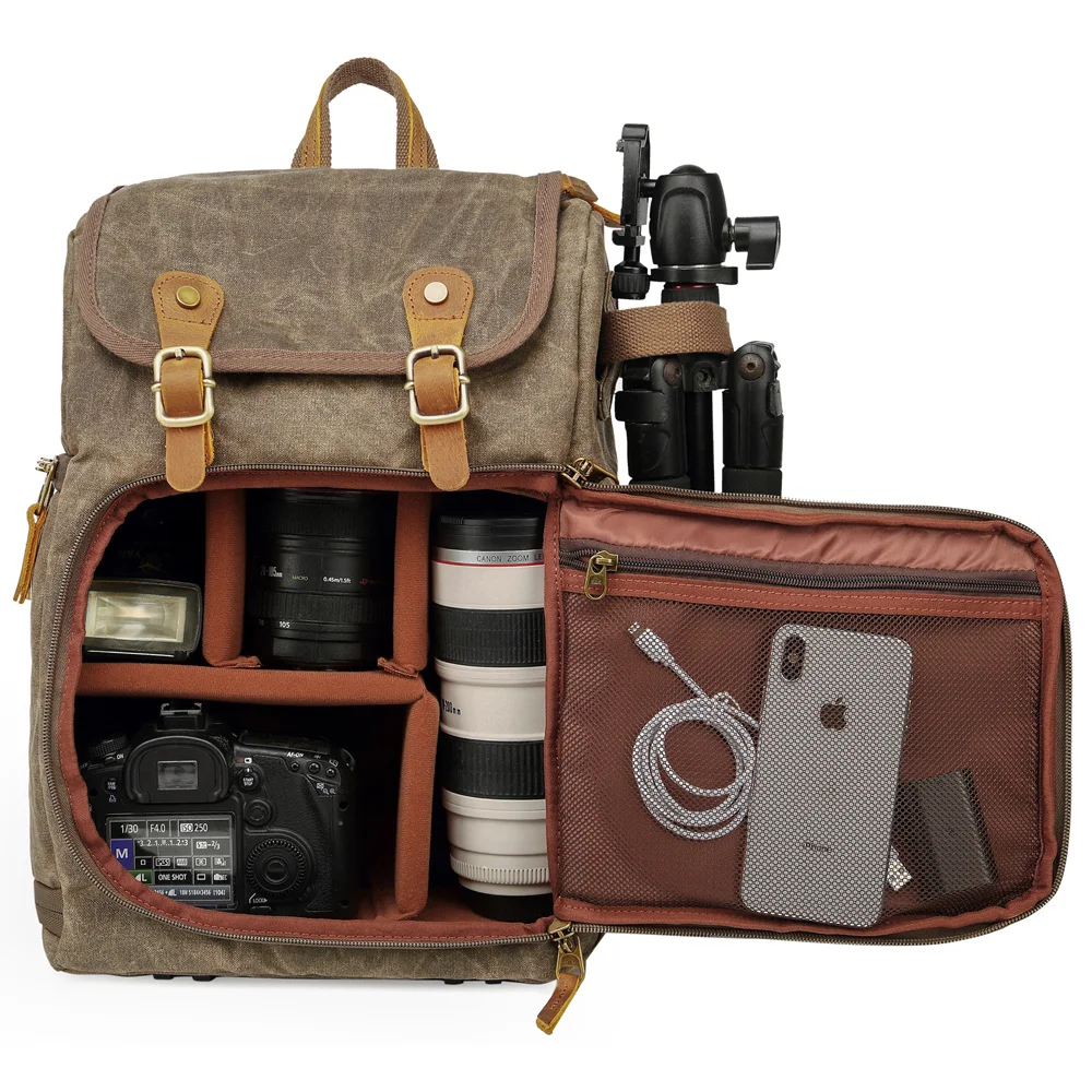 Водонепроницаемый функциональный рюкзак DSLR вместительный чехол для штатива SLR