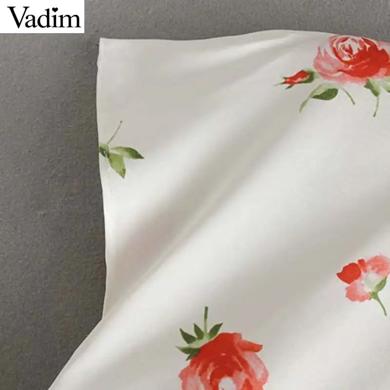 Вадим Красивые Женские V шеи цветочный принт плиссированные длинное платье