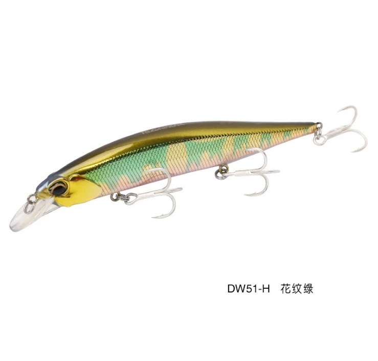 DW51H TSURINOYA Suspend Minnow рыболовные приманки 19,5 г/12 см подвесная приманка плавающая приманка 0-1,5 м приманка для морского окуня - Цвет: DW51H