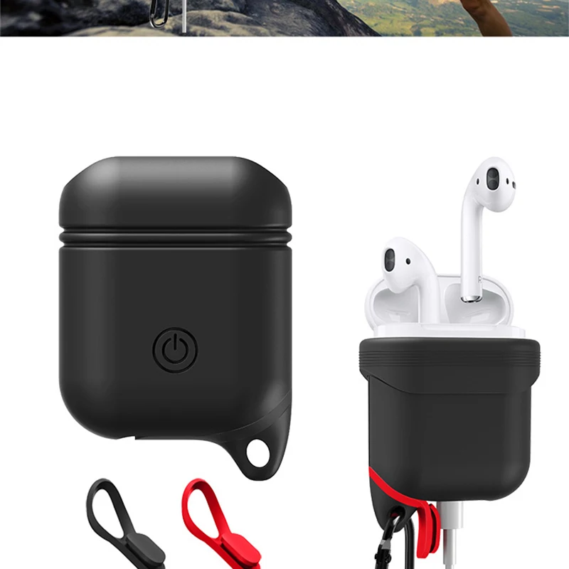 Силиконовый мягкий чехол для Air pods с Bluetooth Earphoens удобные силиконовые чехлы Pods