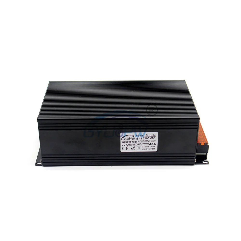 1200W 30V 40A одиночный выход импульсный источник питания Трансформаторы 110V 220V AC к DC30V