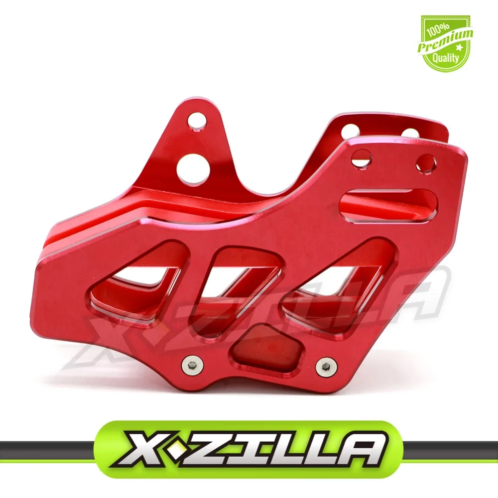 Красная Защитная крышка для цепи CNC 60T направляющая драйвера HONDA CRF 250 CRF250 CRF250R CRF450R
