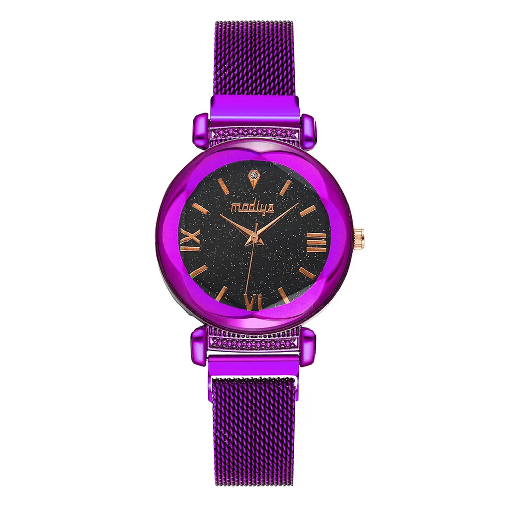 Женские кварцевые часы с сетчатым ремешком из нержавеющей стали Zegarek Reloj Mujer