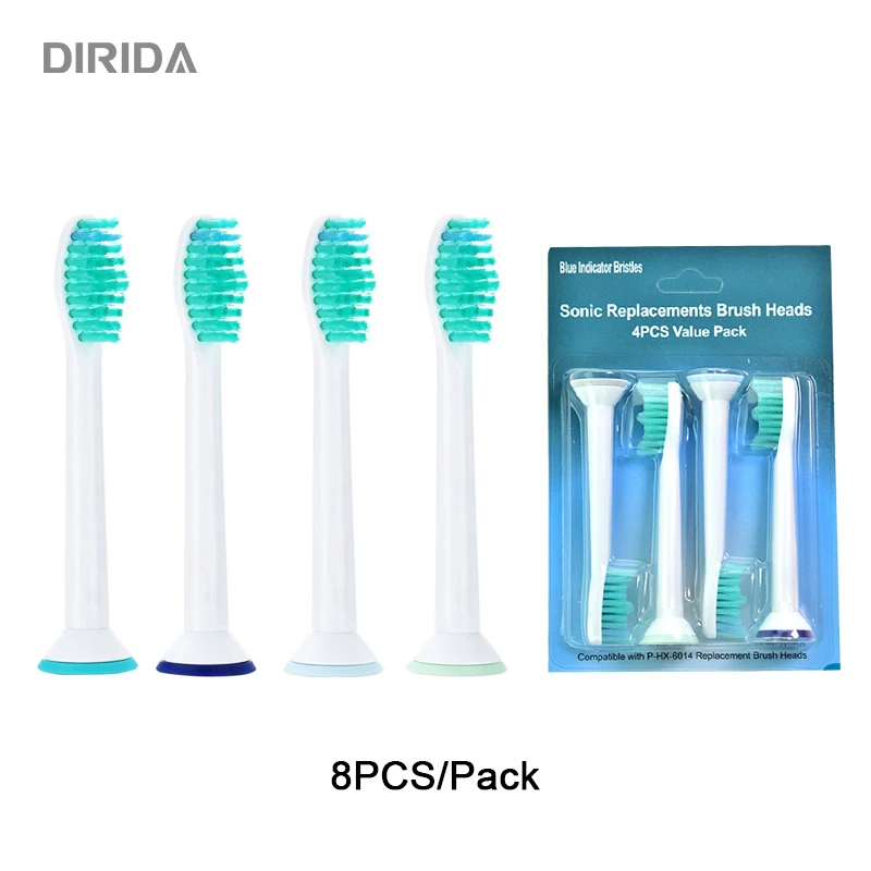 Фирменная Новинка Съемные насадки для зубной щетки Philips Sonicare ProResults HX6013 HX6014 HX6530 HX6930 HX3110 HX6721 HX6512 Горячая 8 шт