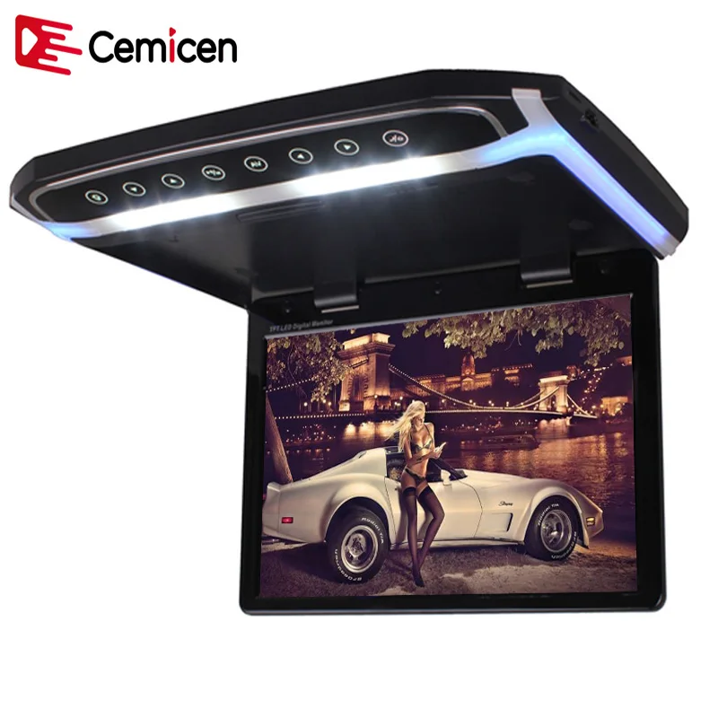 Потолочный MP5 плеер Cemicen 14 1 P USB FM HDMI SD сенсорная кнопка 1080 дюйма|Мониторы для авто| |