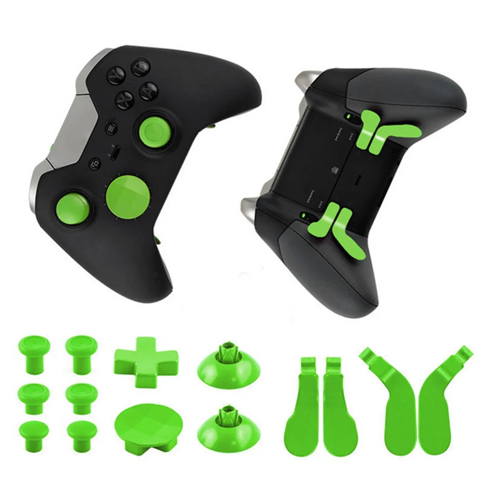 

Full set of parts Replacement for Xbox One Elite Controller Gamepad Thumb Grips Stick D-Pad&Bumper Button Bullet kit with Tools