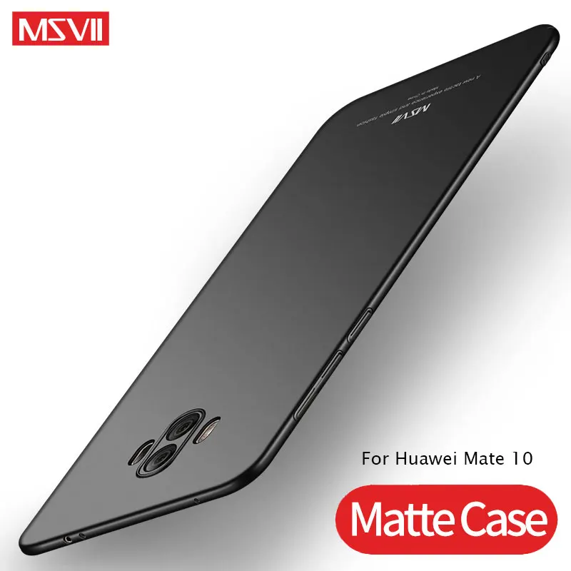 Чехол для Huawei mate 10 lite MSVII Тонкий матовый чехол Pro Жесткий задний |