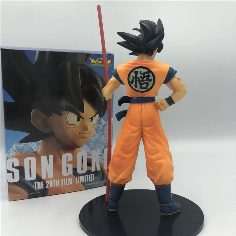 Dragon Ball Z Goku 50-летие Ruyi стоящий вер. Фигурка DBZ памятная Вегета мужские шорты Супер Saiyan Модель 28 см