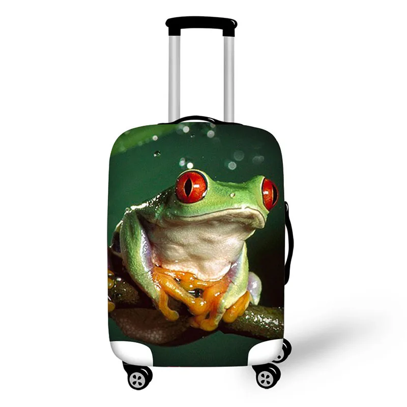 Frog Animals Print luggage protector cover suitcases covers Waterproof accessory bags travel trolley case | Багаж и сумки