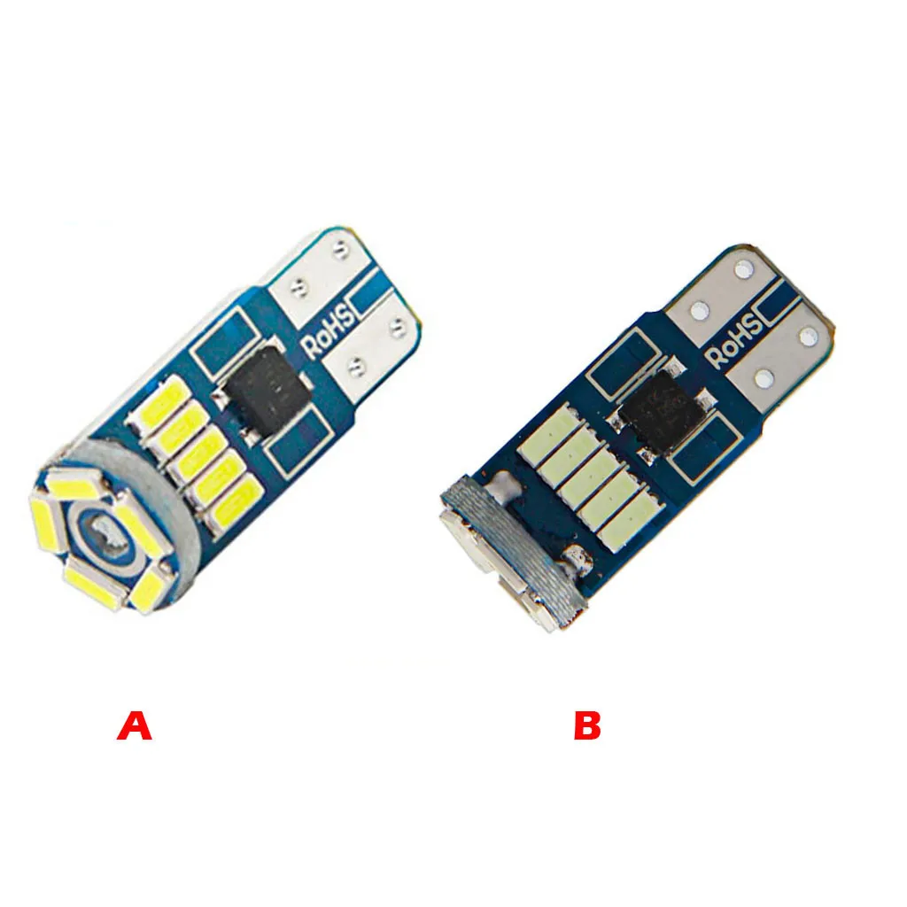 10 шт. светодиодный светильник для автомобиля T10 4014 15SMD салона купола Чтения